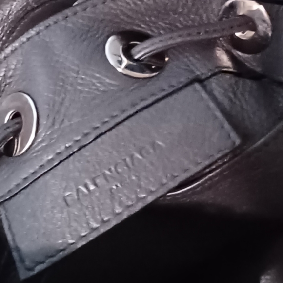 COPY - Balenciaga Papier Plate Bucket Satchel Shoulder Handbag - Picture 7 of 9